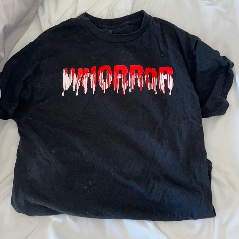 “Whorror” tee shirt